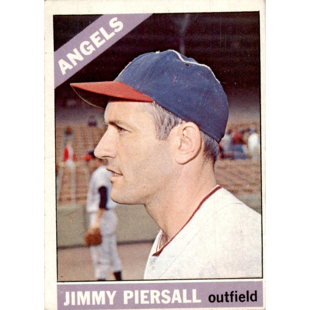 1966 Topps #565 Jimmy Piersall California Angels Baseball Card EX